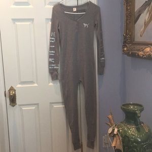 Victoria’s Secret PINK Bling Thermal Onesie Sm